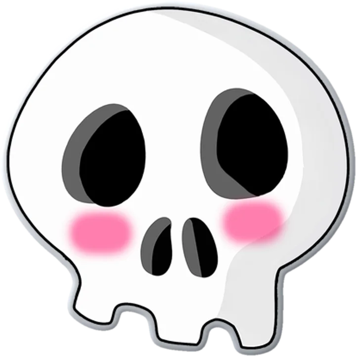 Shy Skull Pin