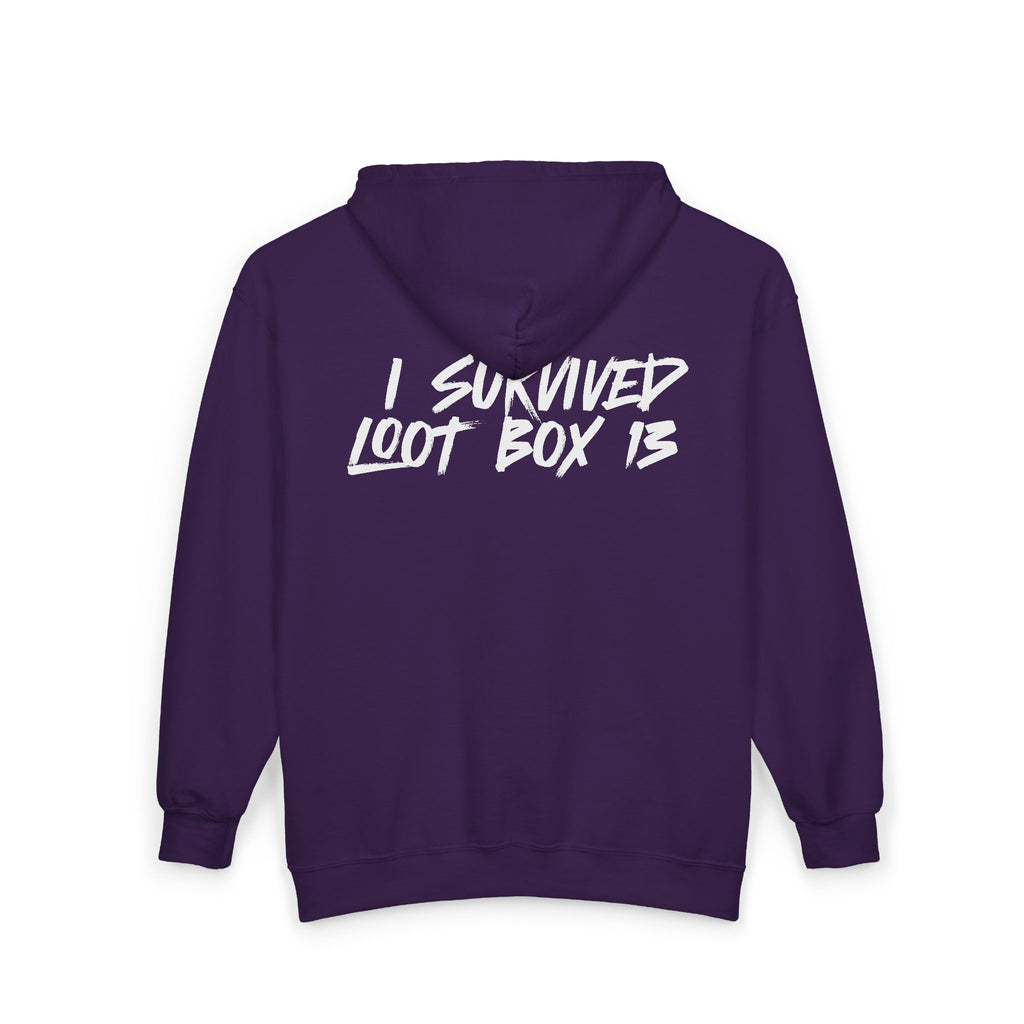 I Survived Loot Box 13 Zip Hoodie