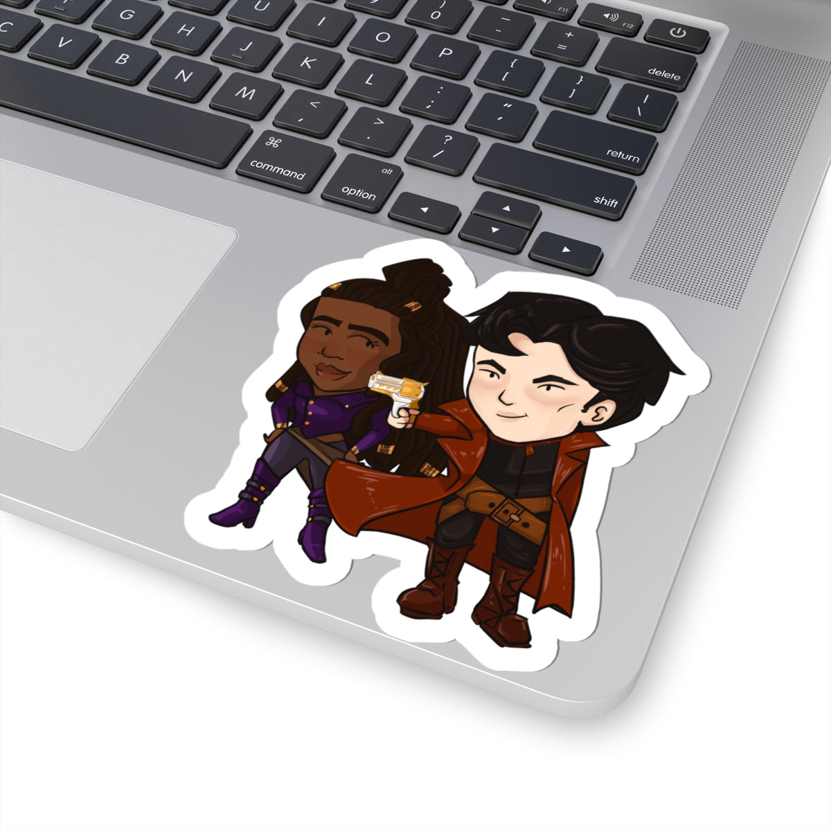 Grey and Minn Sticker (Chibi-Style)