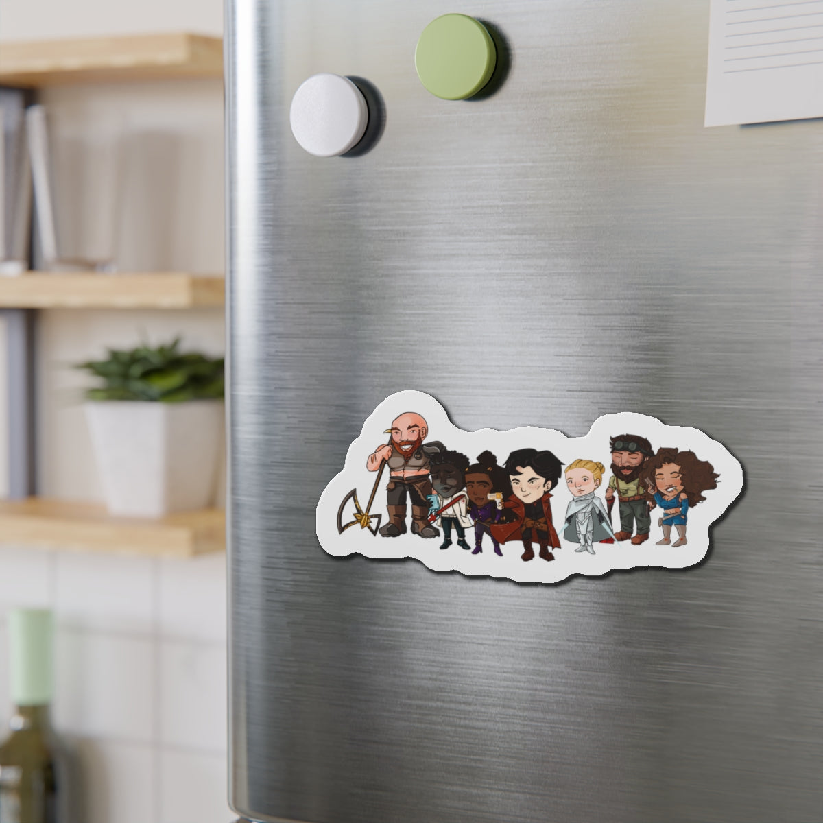 The Crew Magnet (Chibi-Style)