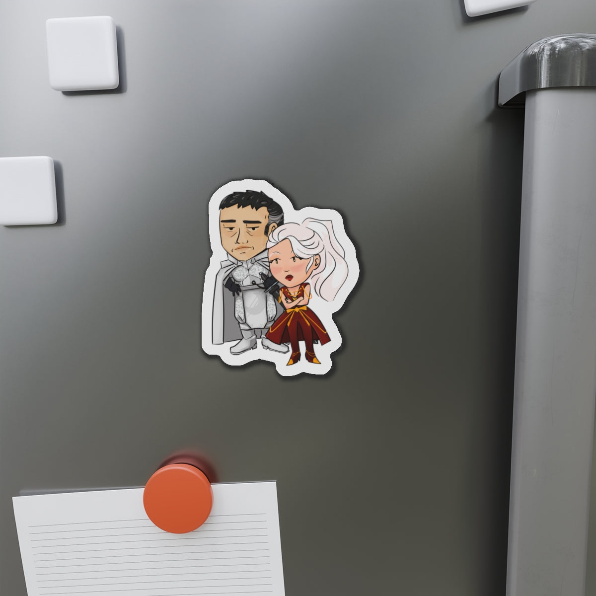 Dalia and Rook Magnet (Chibi-Style)