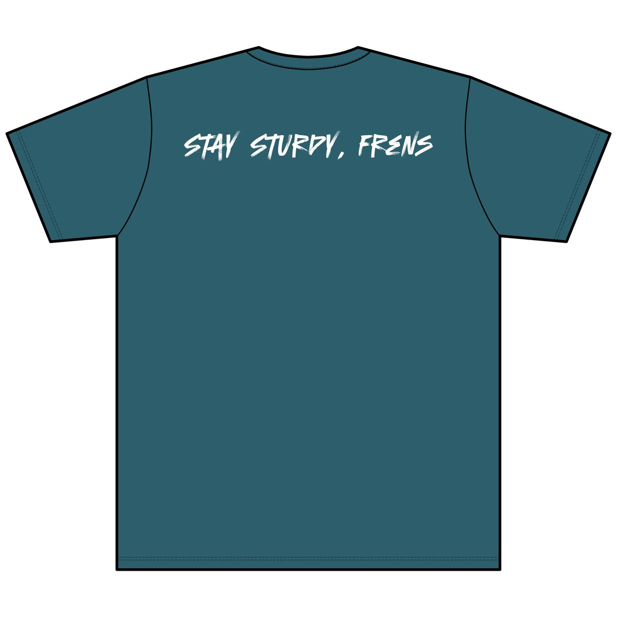Stay Sturdy, Frens Crest Heather V-Neck Tee