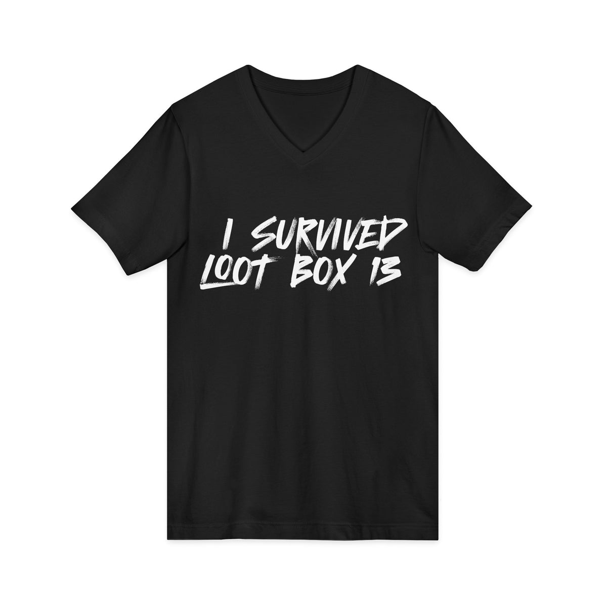 I Survived Loot Box 13 V-Neck Tee