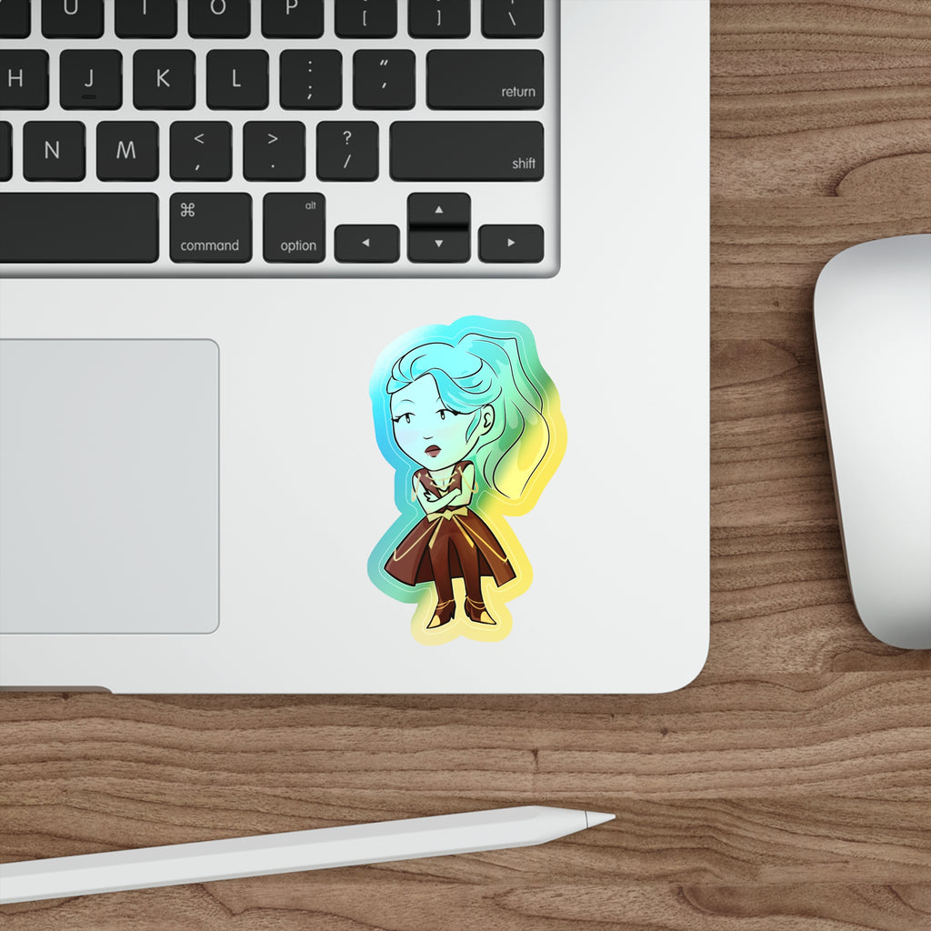 Dalia Holographic Sticker (Chibi-Style)