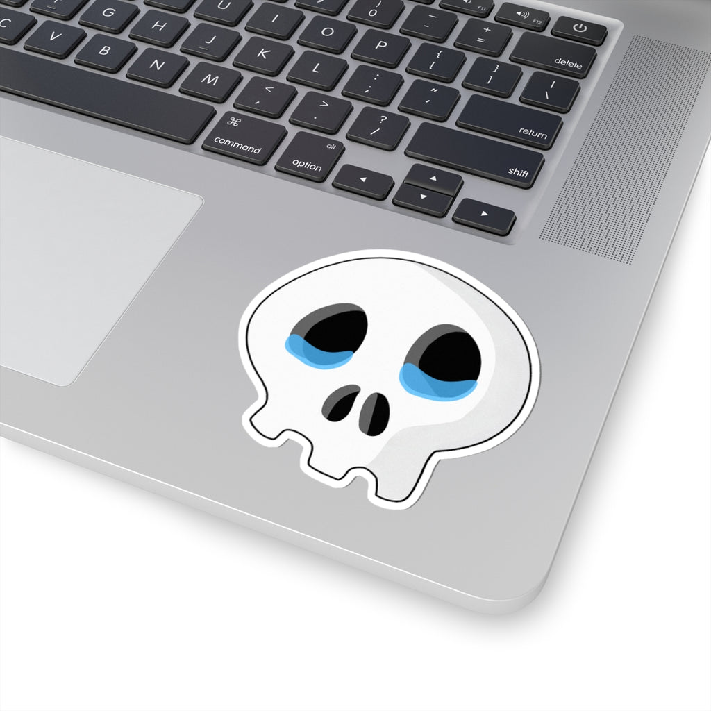 Sad Tears Skull Sticker