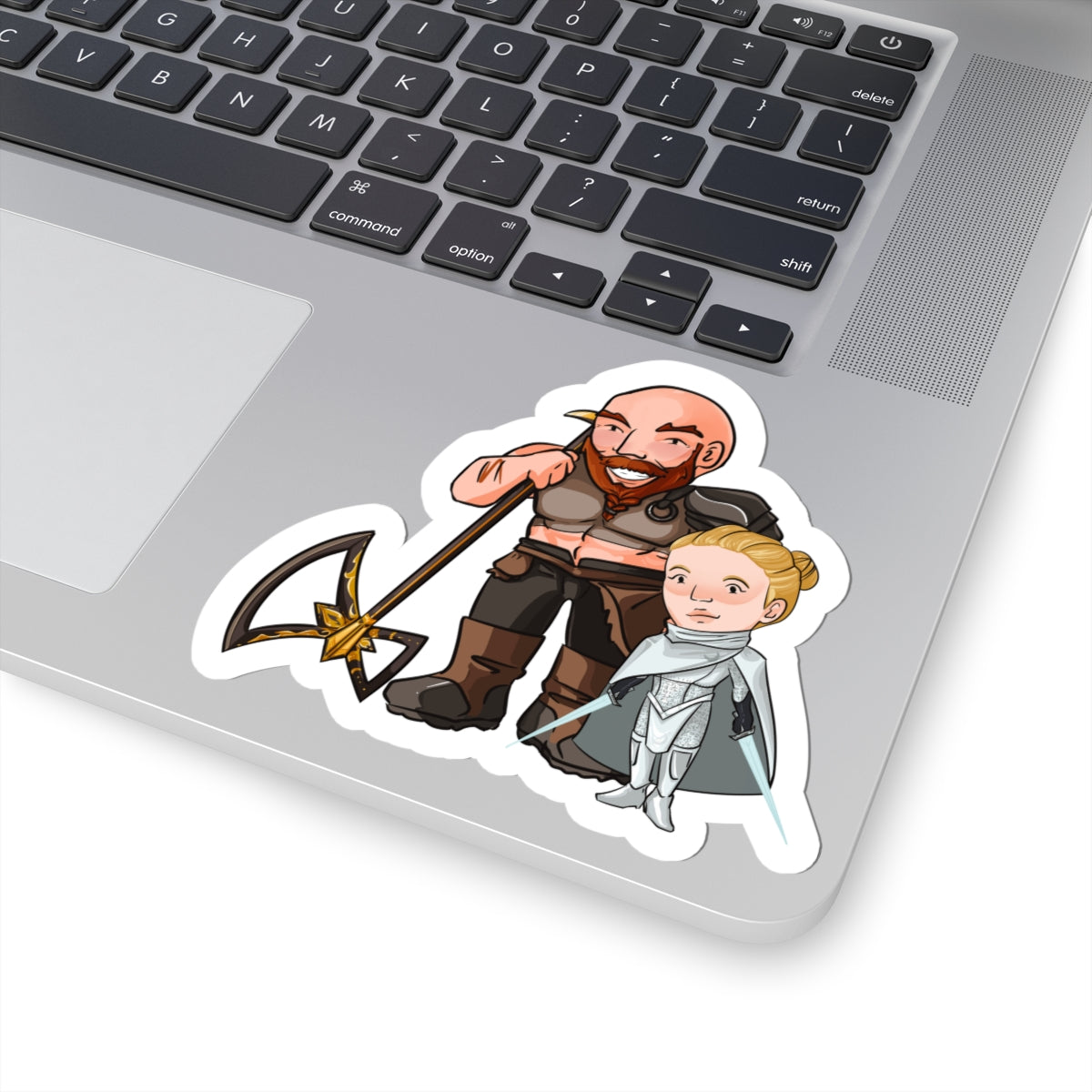Dot and Mars Sticker (Chibi-Style)