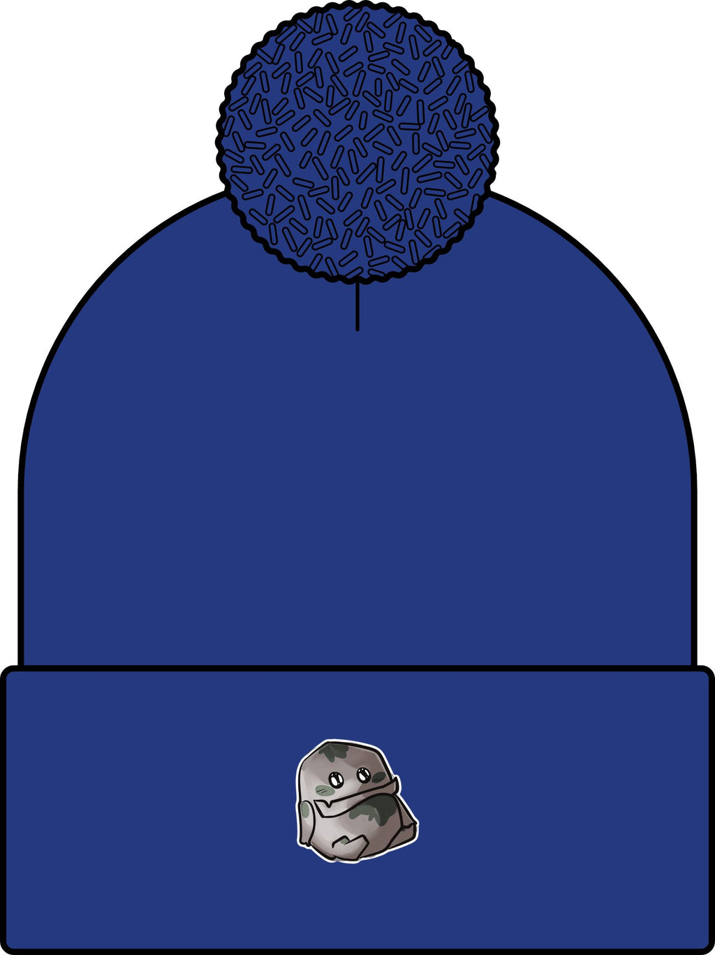 Little Izzy Blob Pom Beanie (Chibi-Style)