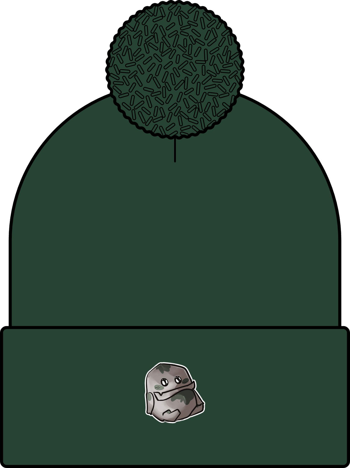 Little Izzy Blob Pom Beanie (Chibi-Style)