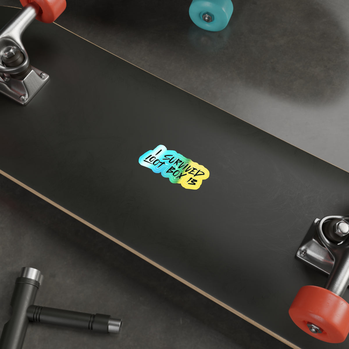 I Survived Loot Box 13 Holographic Sticker