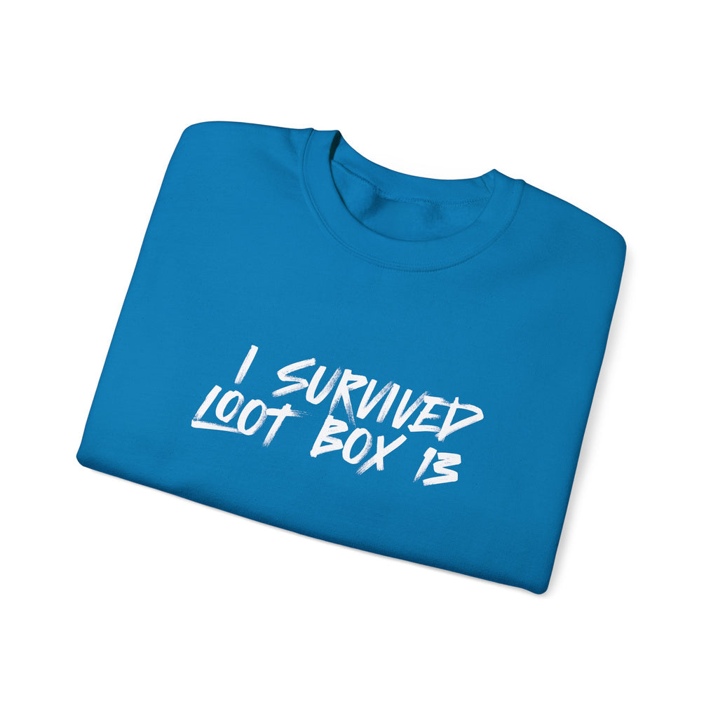 I Survived Loot Box 13 Crewneck Sweatshirt - Colors
