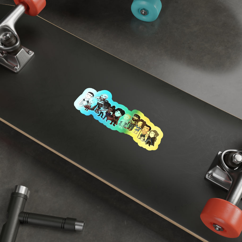 Everybody Holographic Sticker (Chibi-Style)