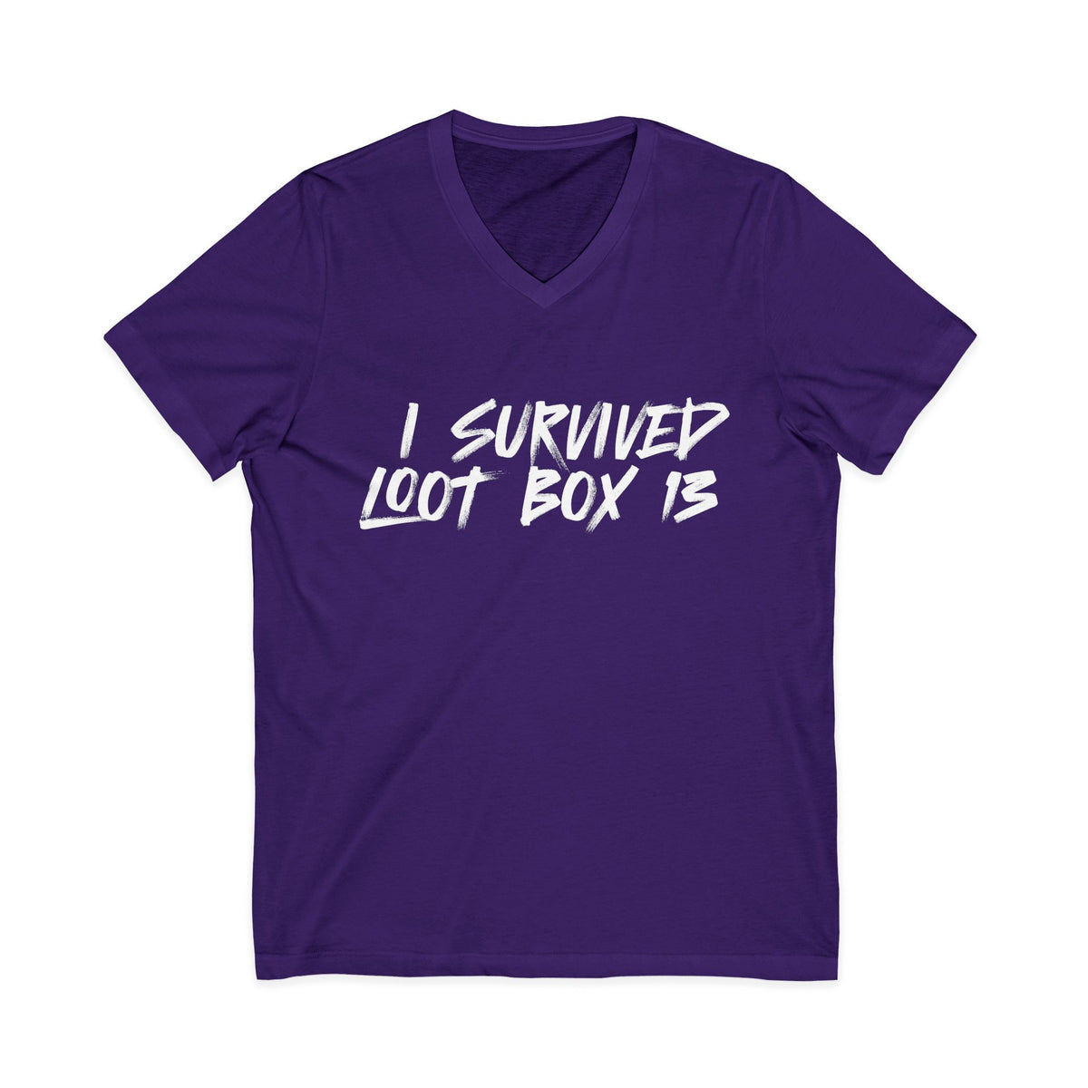 I Survived Loot Box 13 V-Neck Tee