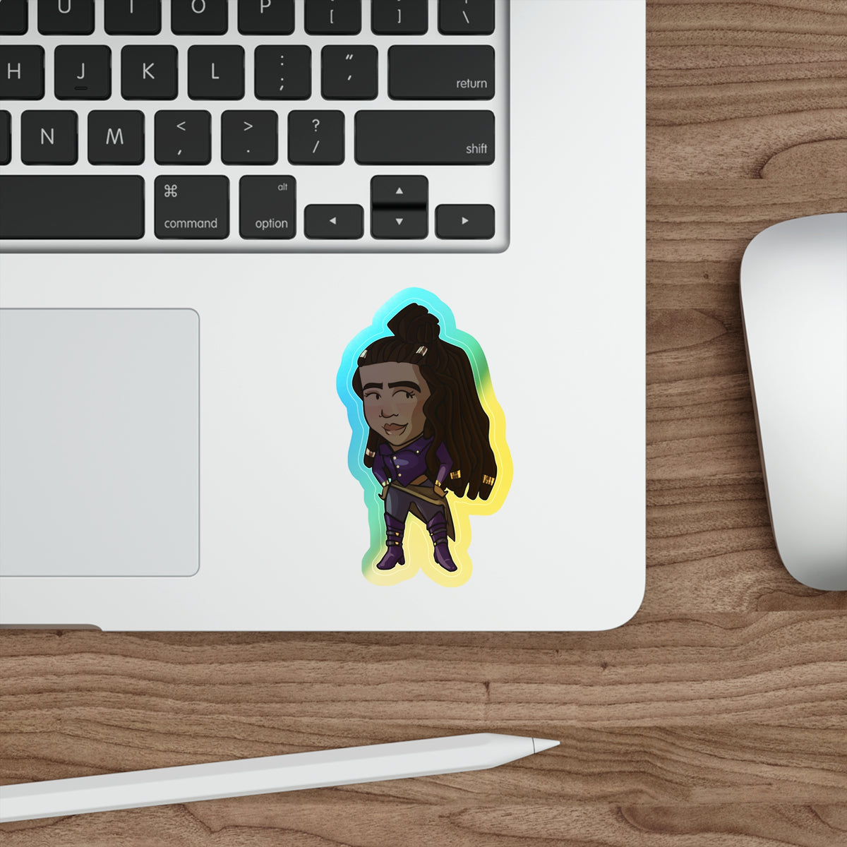 Minn Holographic Sticker (Chibi-Style)