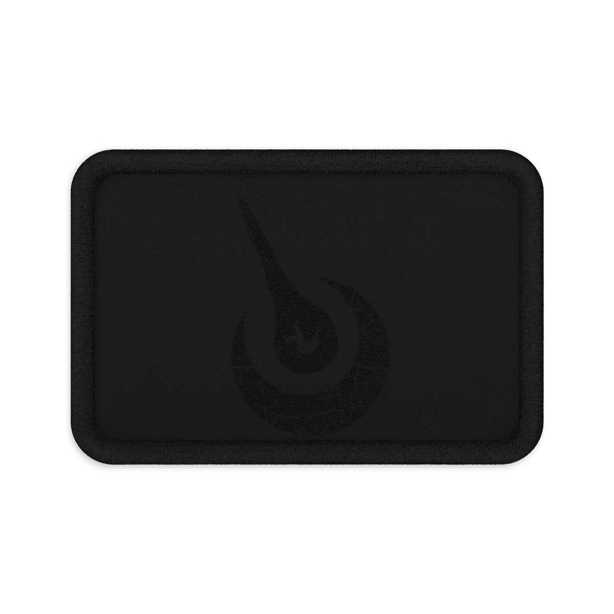 Maurice Africh Logo Embroidered Patch (Black)