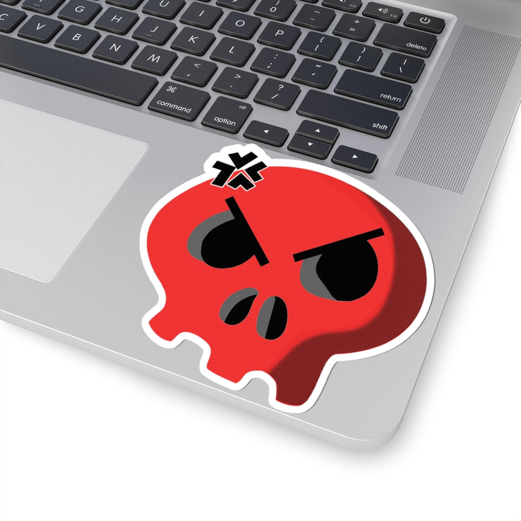 Angry Skull Sticker