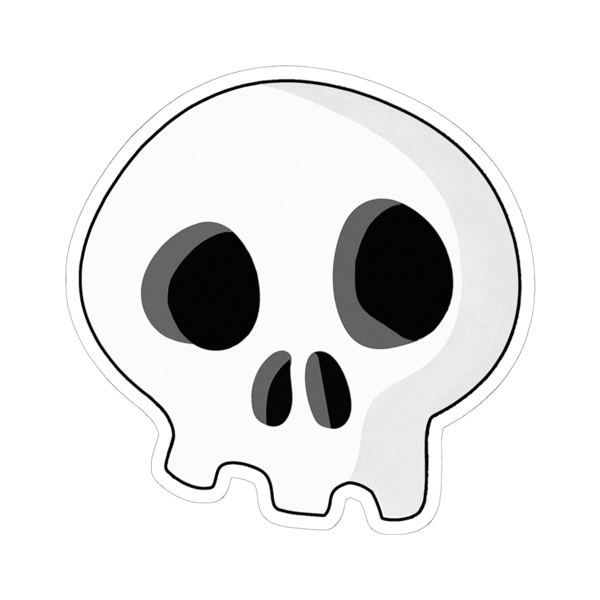 Trench Skull (No Jaw) Sticker