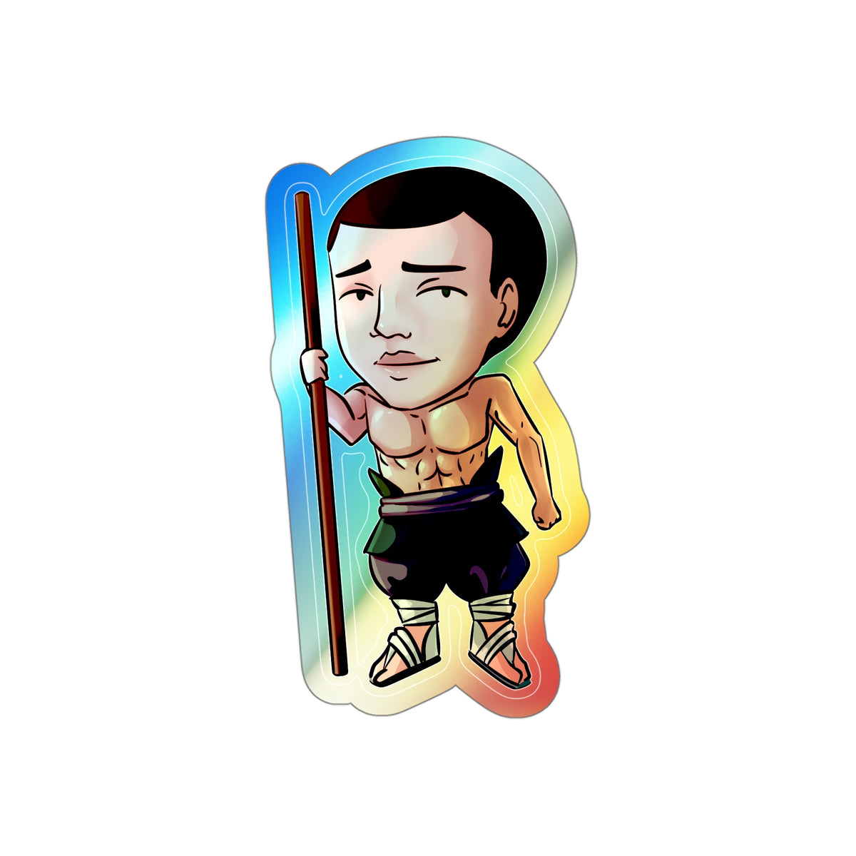 Eddie Holographic Sticker (Chibi-Style)