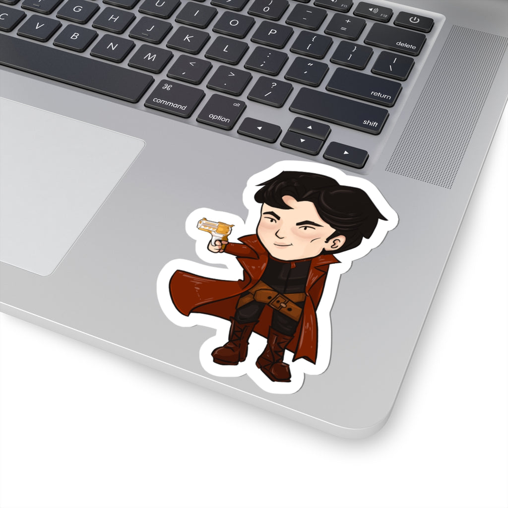 Grey Sticker (Chibi-Style)