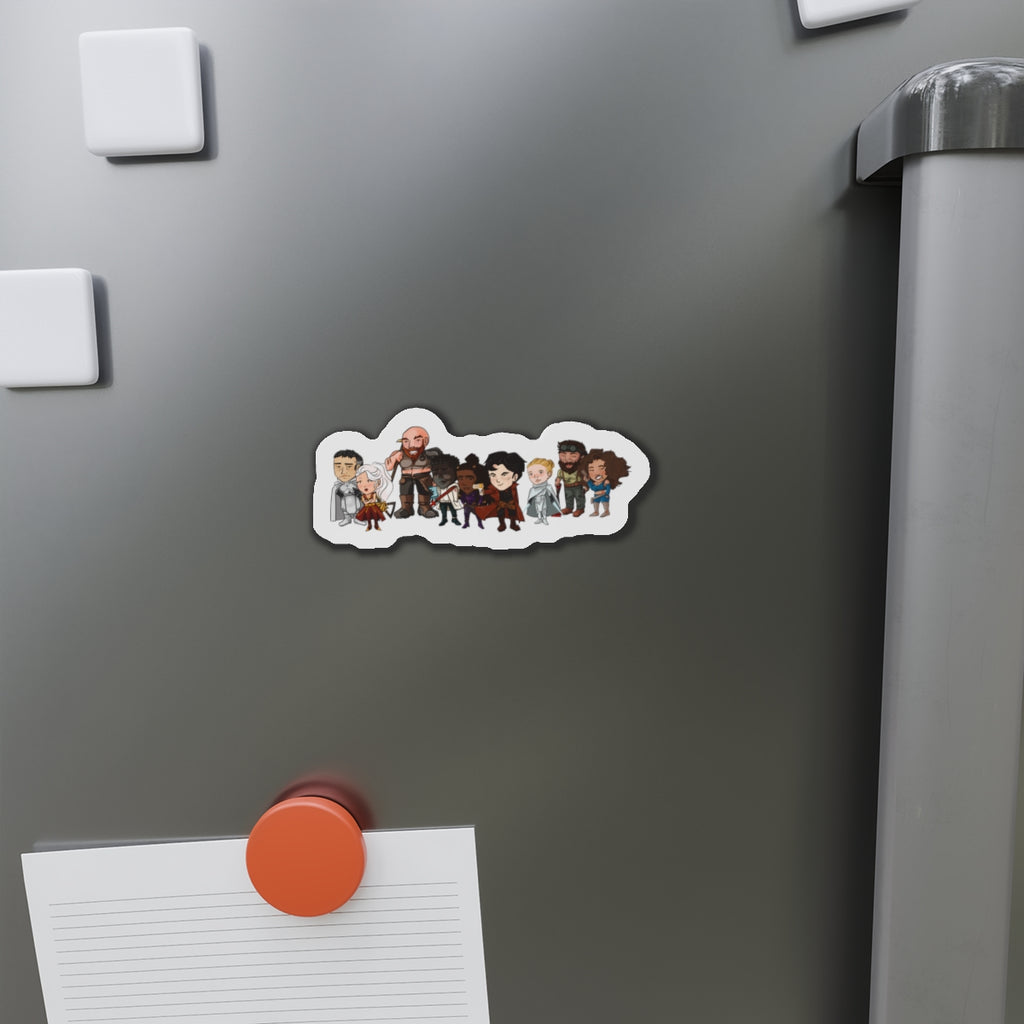 The Crew and Client Magnet (Chibi-Style)