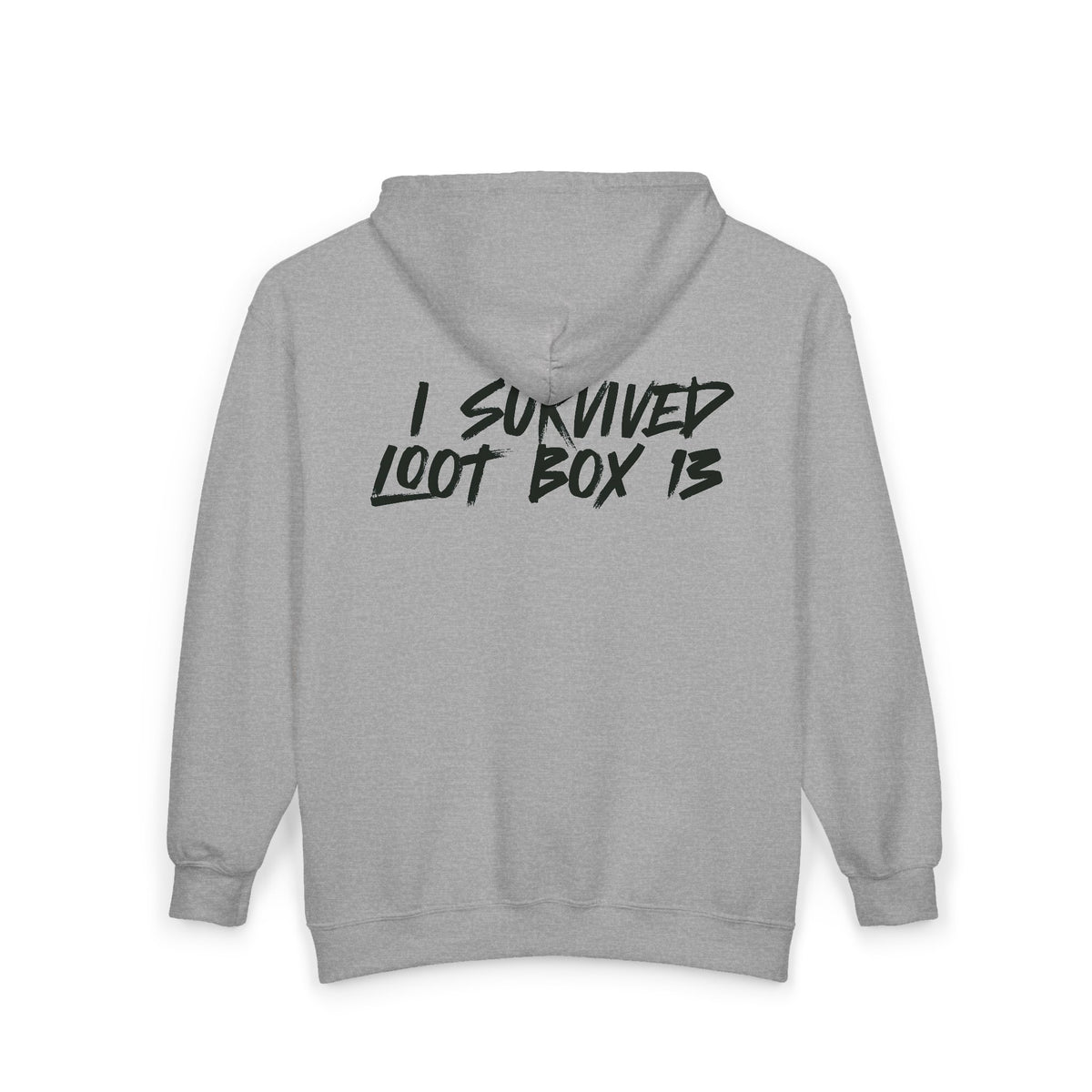 I Survived Loot Box 13 Zip Hoodie