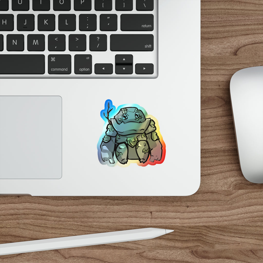 Big Izzy Holographic Sticker (Chibi-Style)