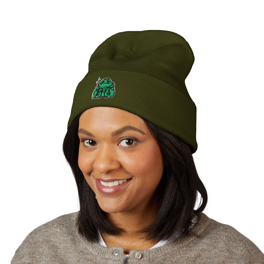 Big Izzy Embroidered Beanie (Chibi-Style)