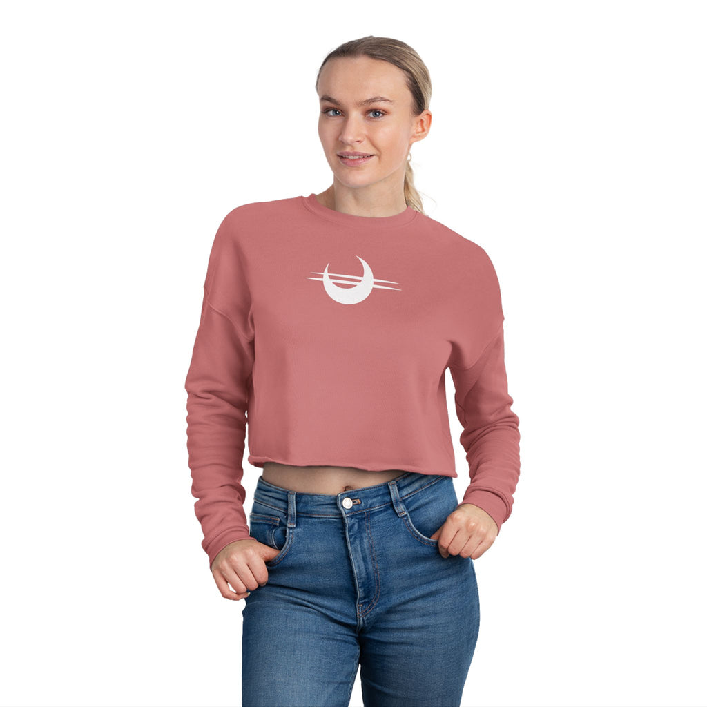 Stay Sturdy, Frens Crest Cropped Sweatshirt