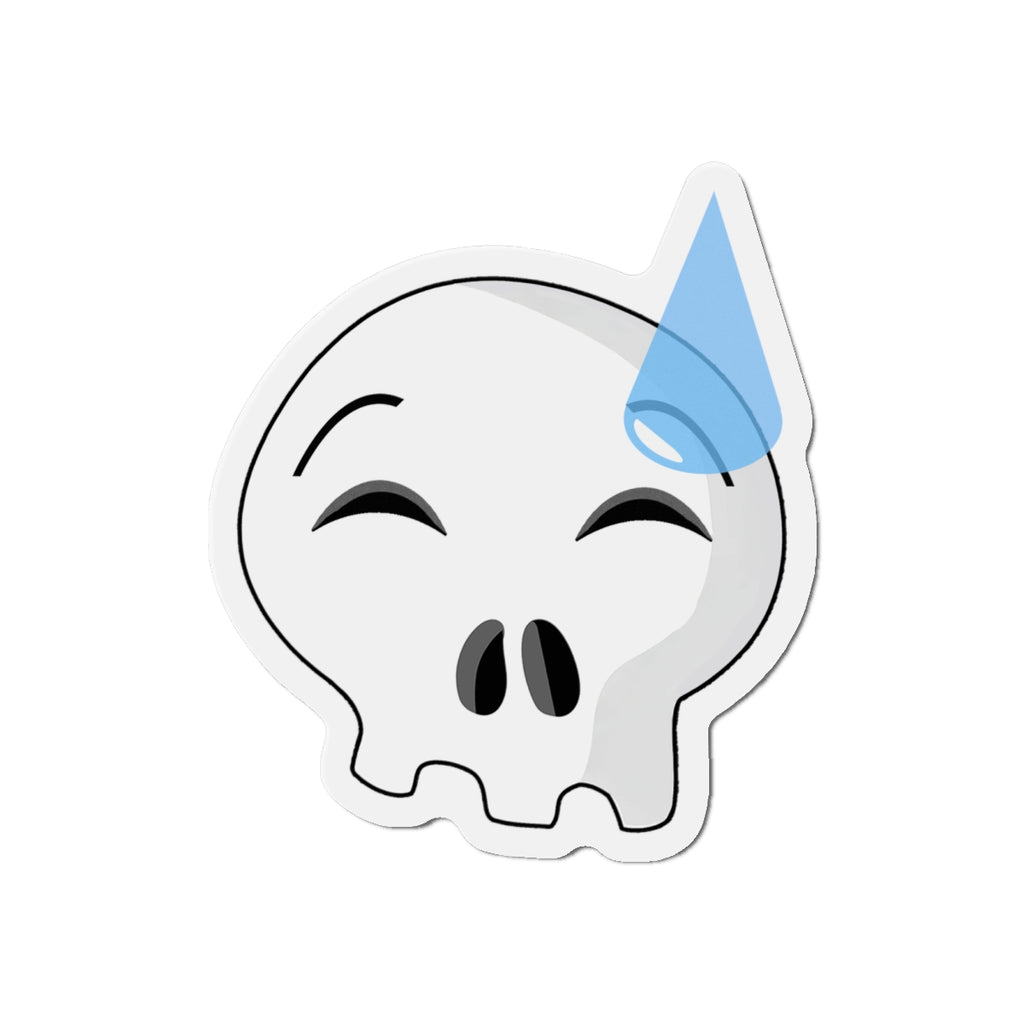Nervous Sweating Skull Magnet