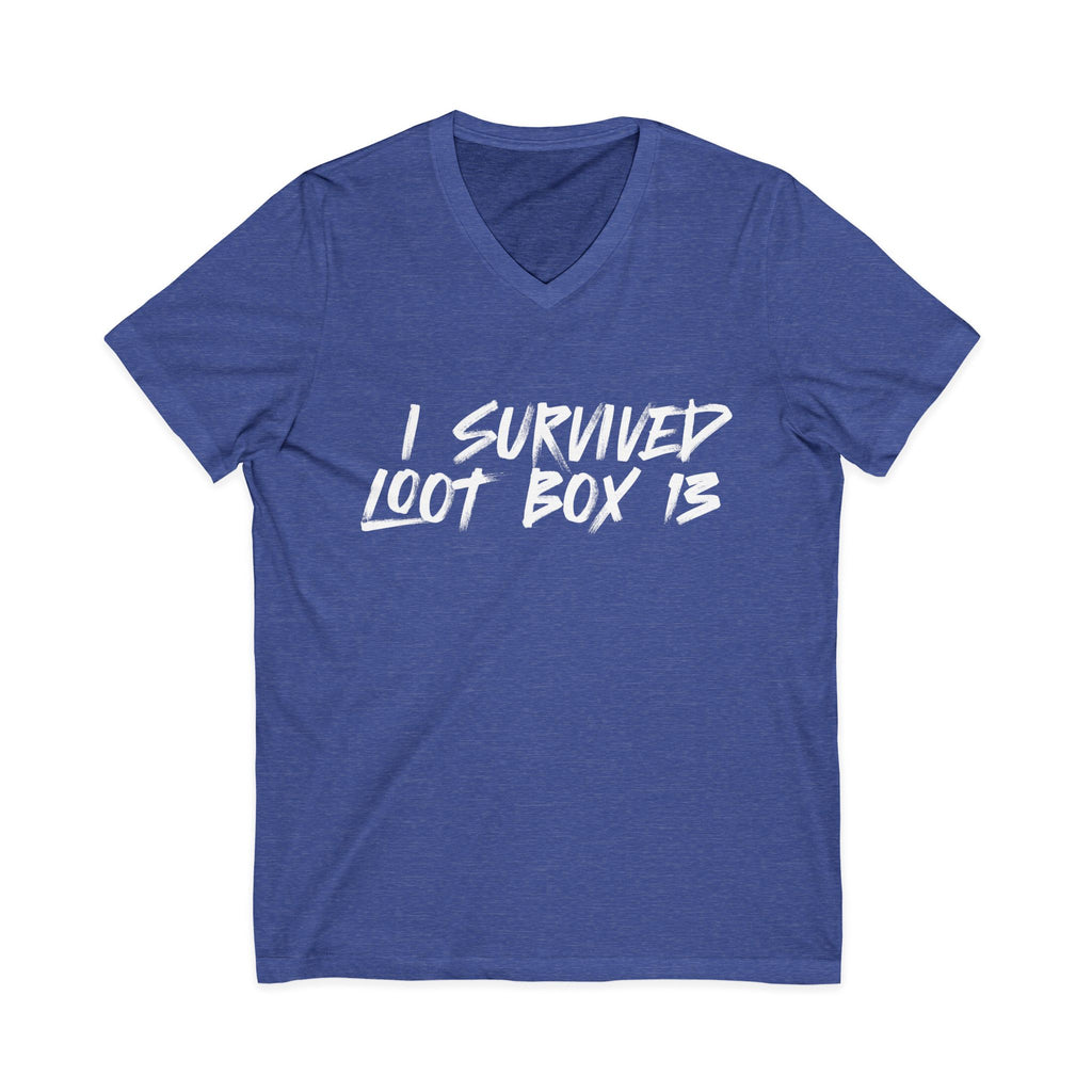 I Survived Loot Box 13 V-Neck Tee