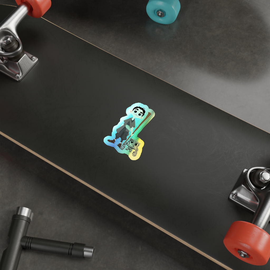 Eddie and Izzy Holographic Sticker (Kid Crew)