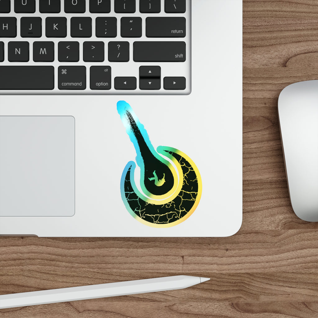 Maurice Africh Logo Holographic Sticker (Ink)