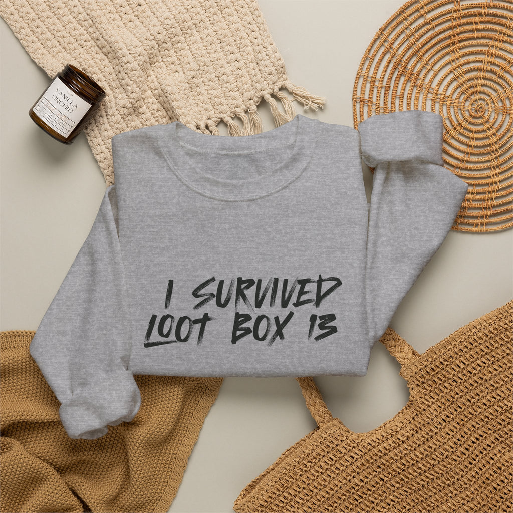 I Survived Loot Box 13 Crewneck Sweatshirt