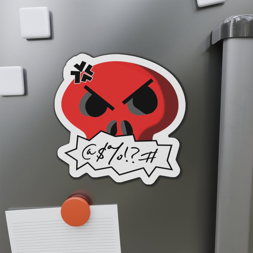 Cursing Skull Magnet