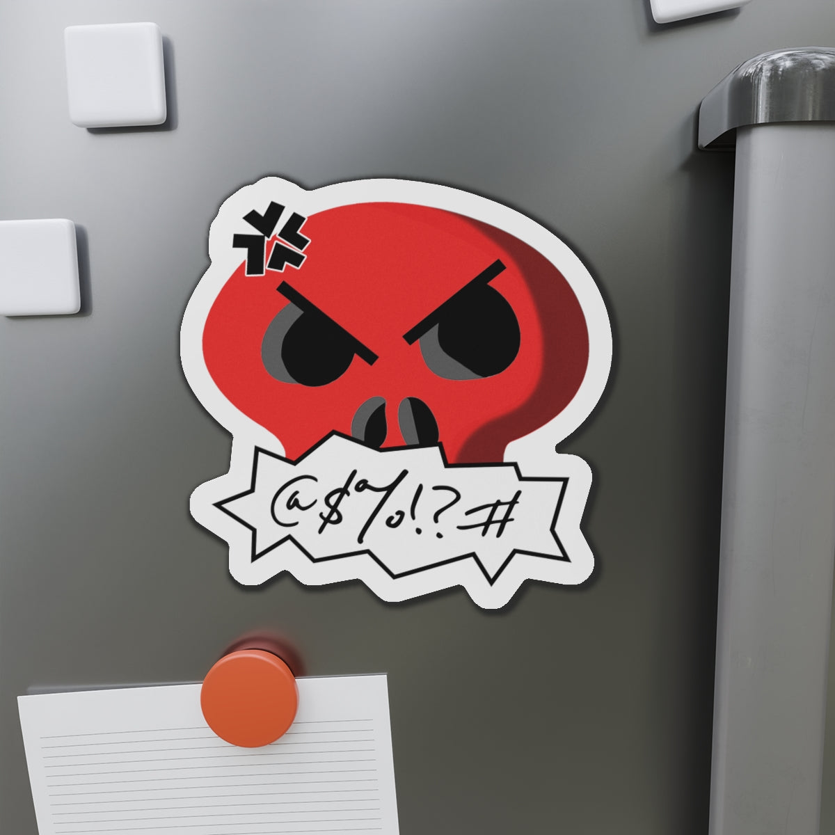 Cursing Skull Magnet