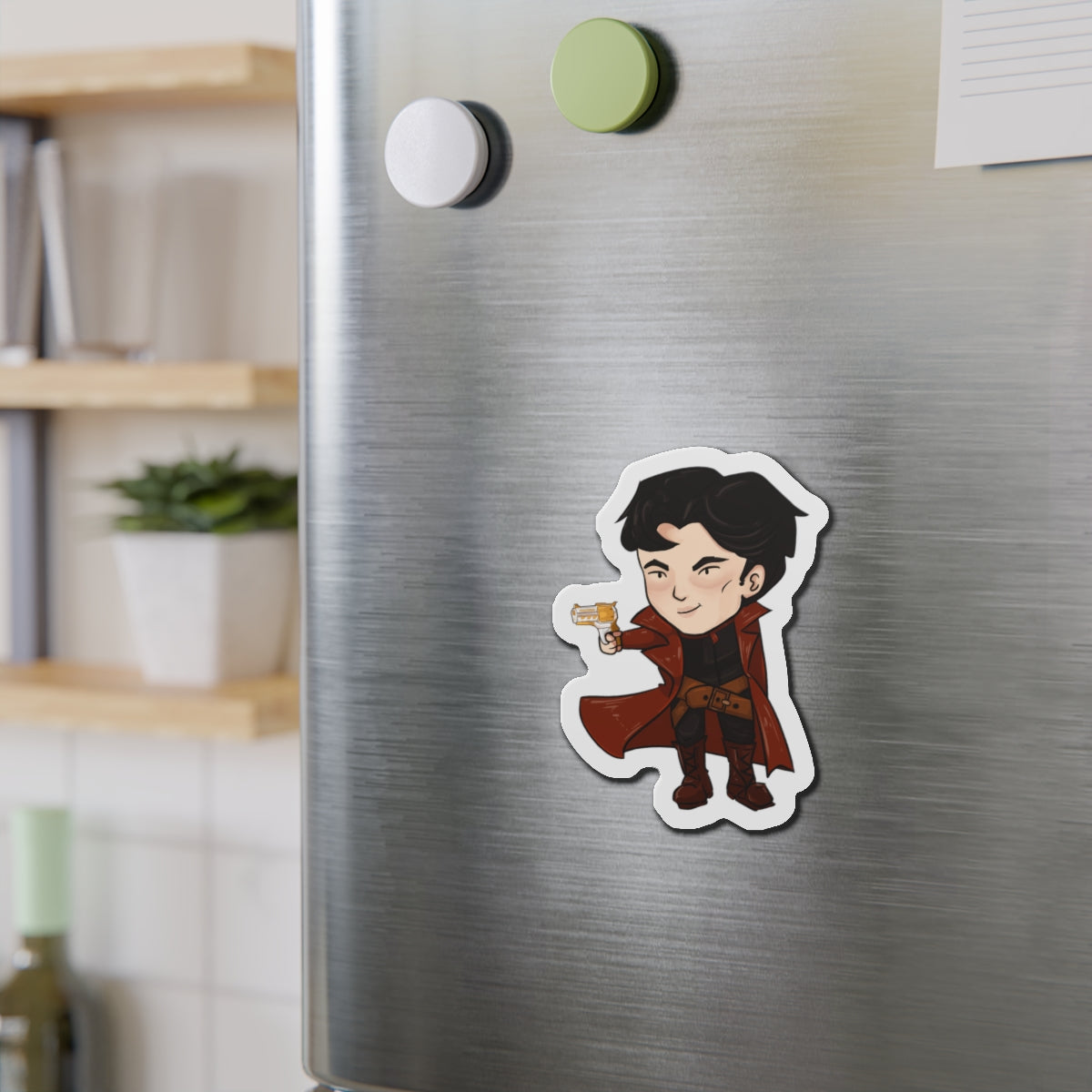 Grey Magnet (Chibi-Style)
