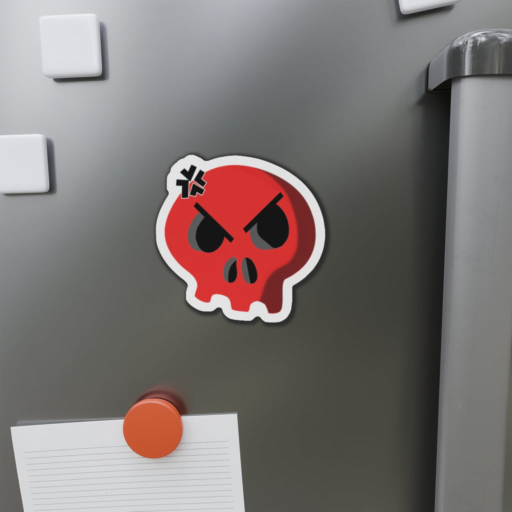 Angry Skull Magnet