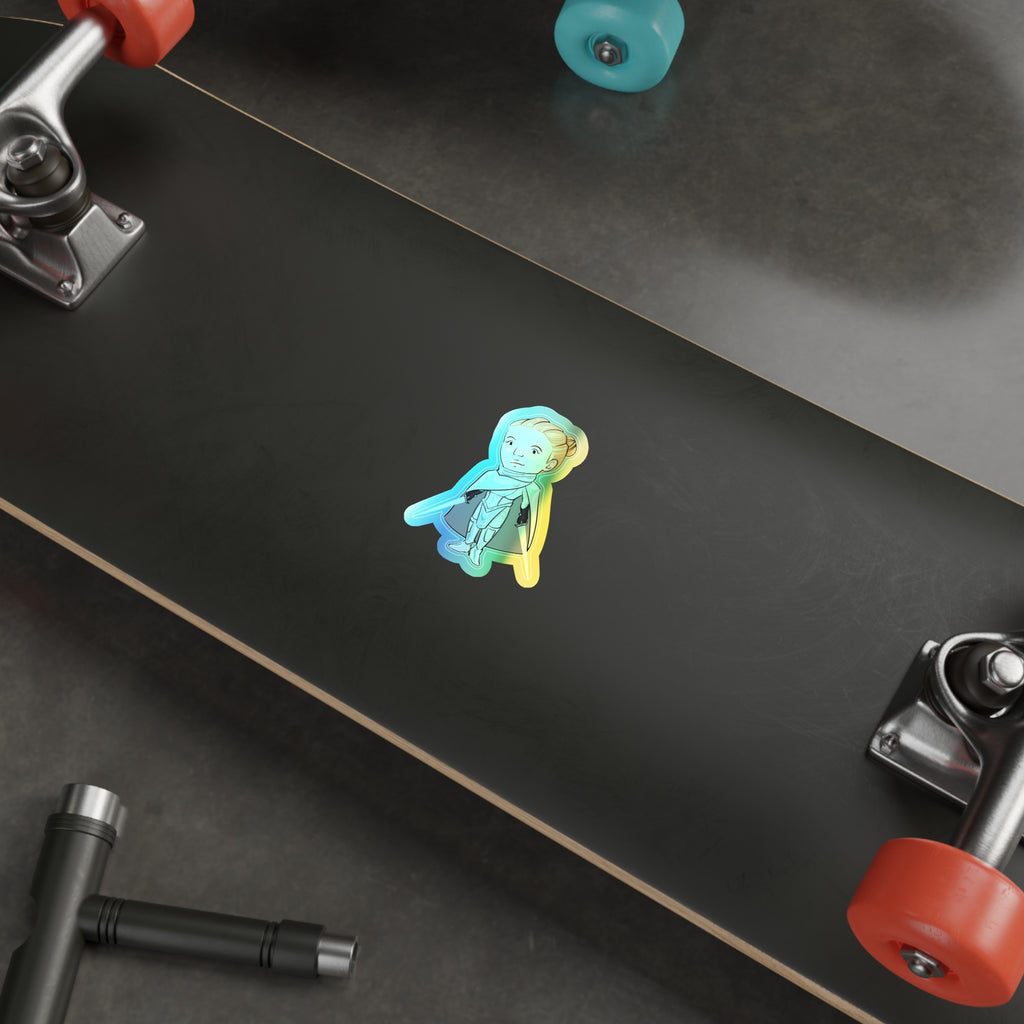 Dot Holographic Sticker (Chibi-Style)