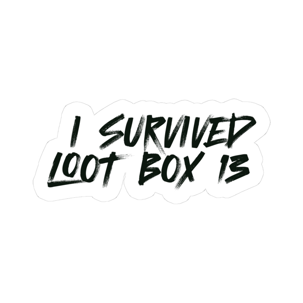 I Survived Loot Box 13 Sticker
