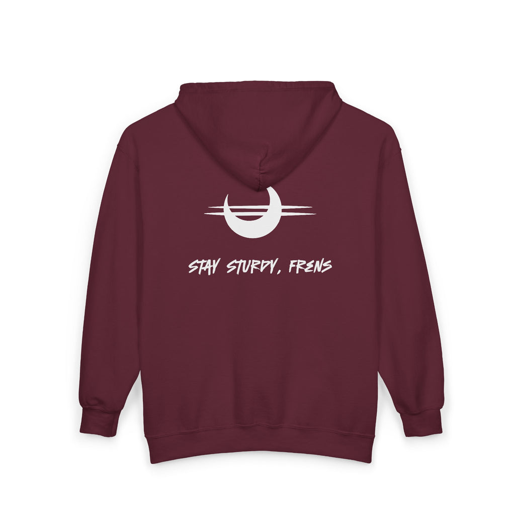 Stay Sturdy, Frens Crest Zip Hoodie