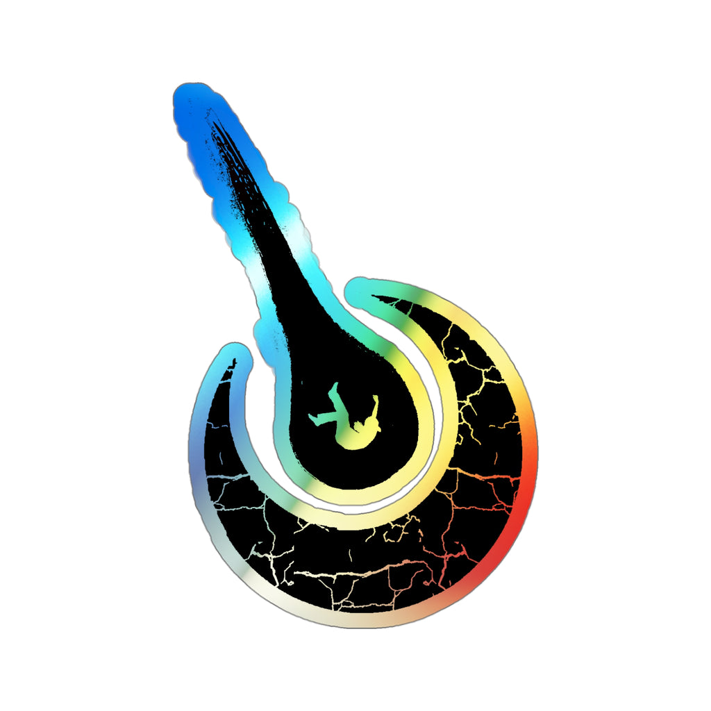 Maurice Africh Logo Holographic Sticker (Ink)