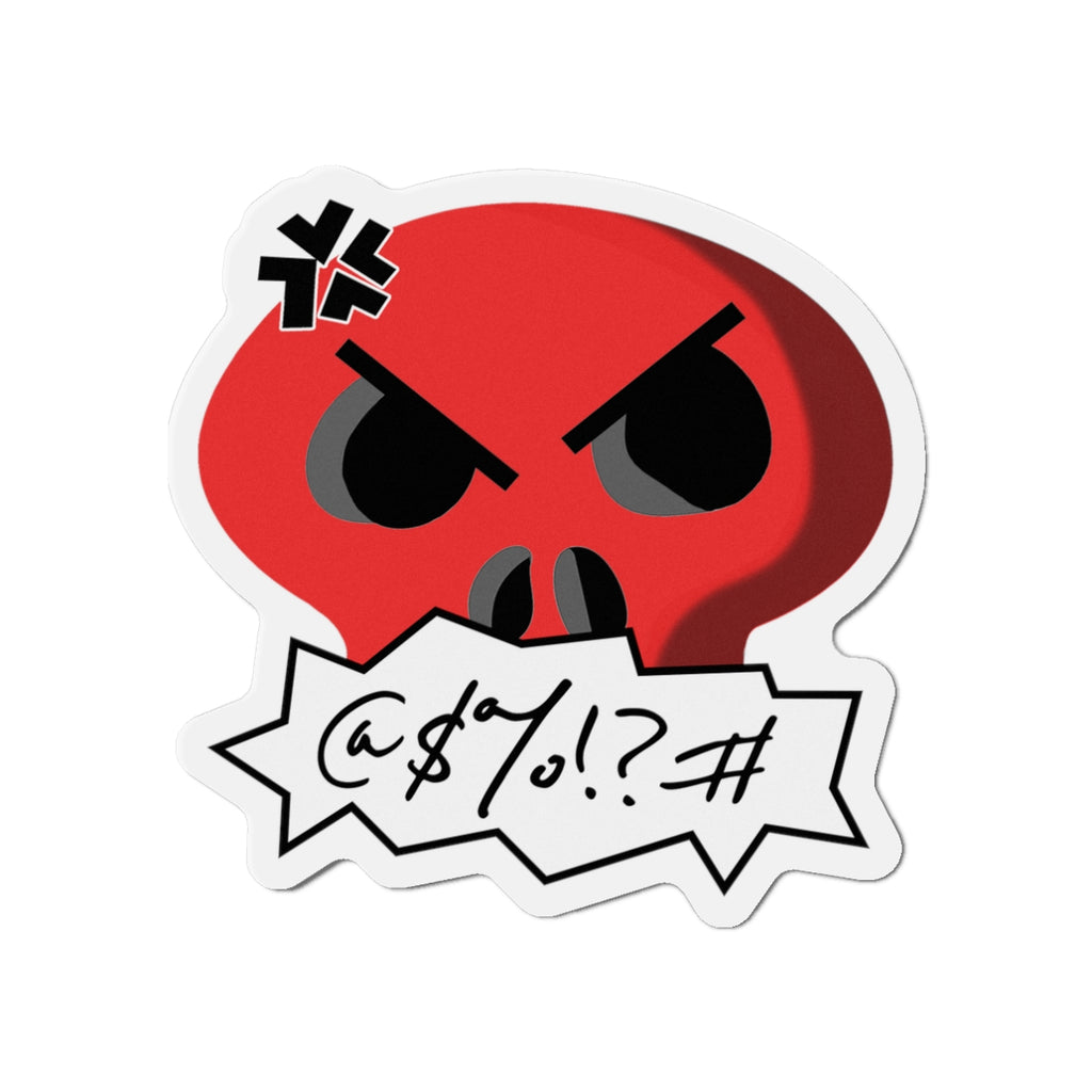 Cursing Skull Magnet