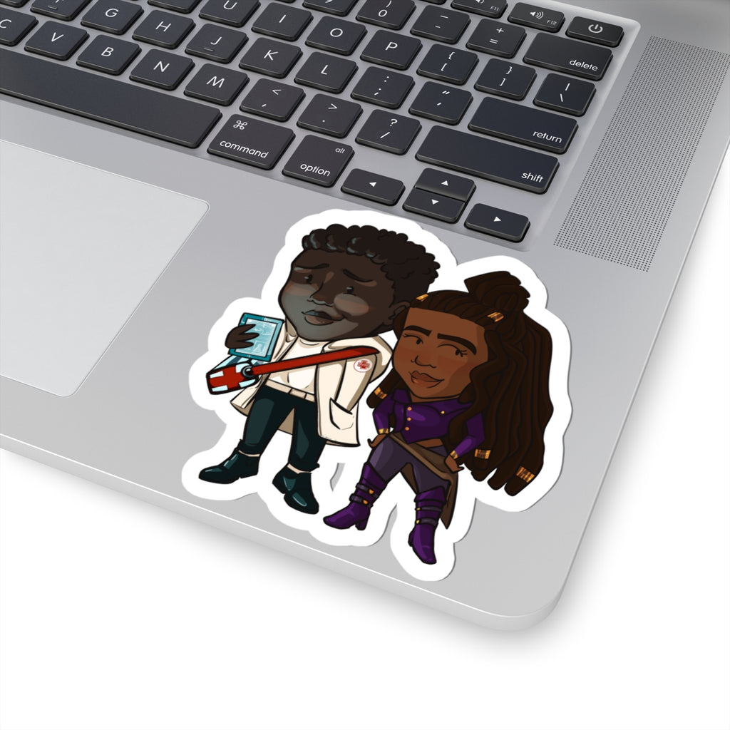 Minn and Farlow Sticker (Chibi-Style)