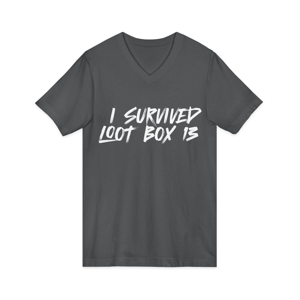 I Survived Loot Box 13 V-Neck Tee