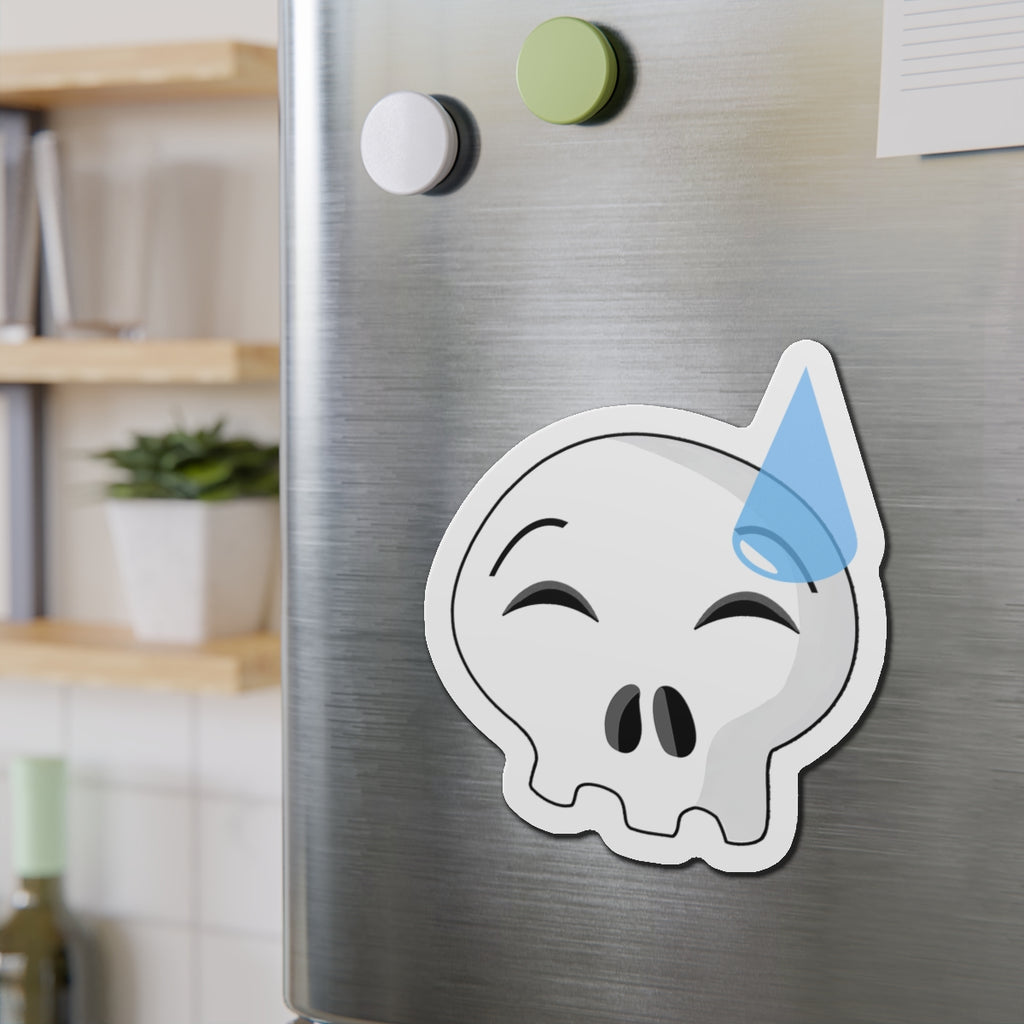 Nervous Sweating Skull Magnet