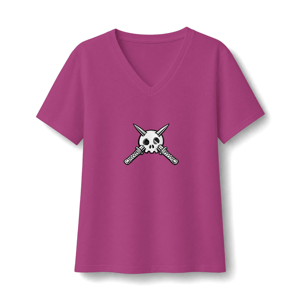 Trench Logo Women's Relaxed V-Neck Tee