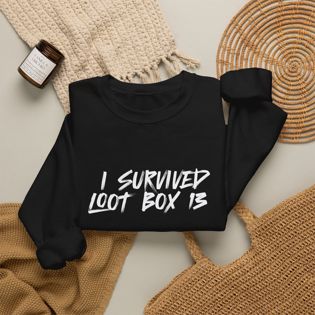 I Survived Loot Box 13 Crewneck Sweatshirt