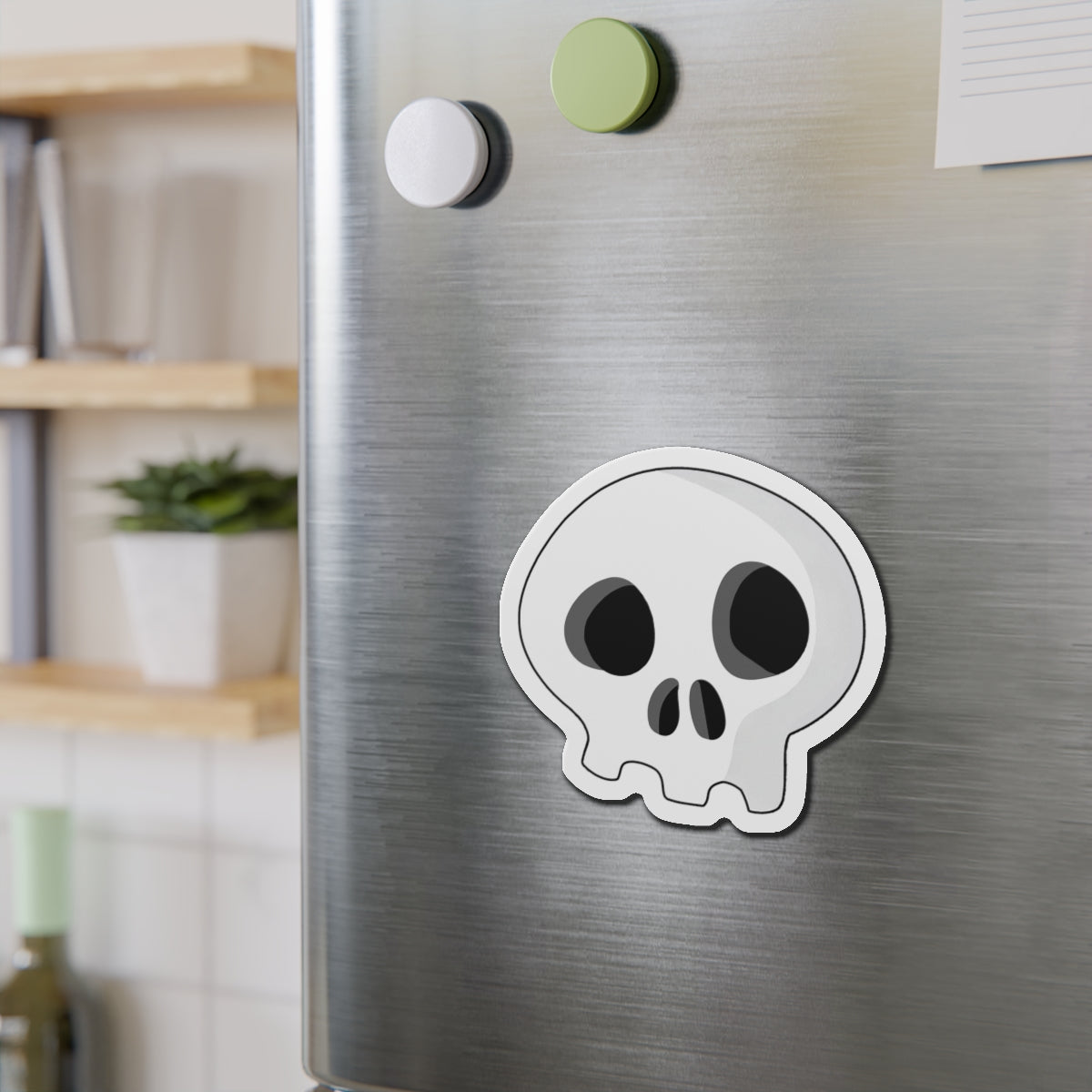 Trench Skull (No Jaw) Magnet