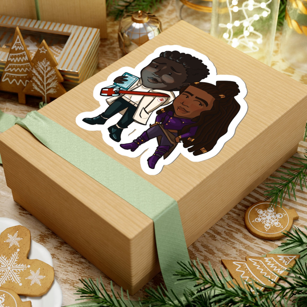 Minn and Farlow Sticker (Chibi-Style)