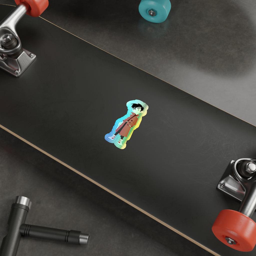 Grey Holographic Sticker (Kid Crew)