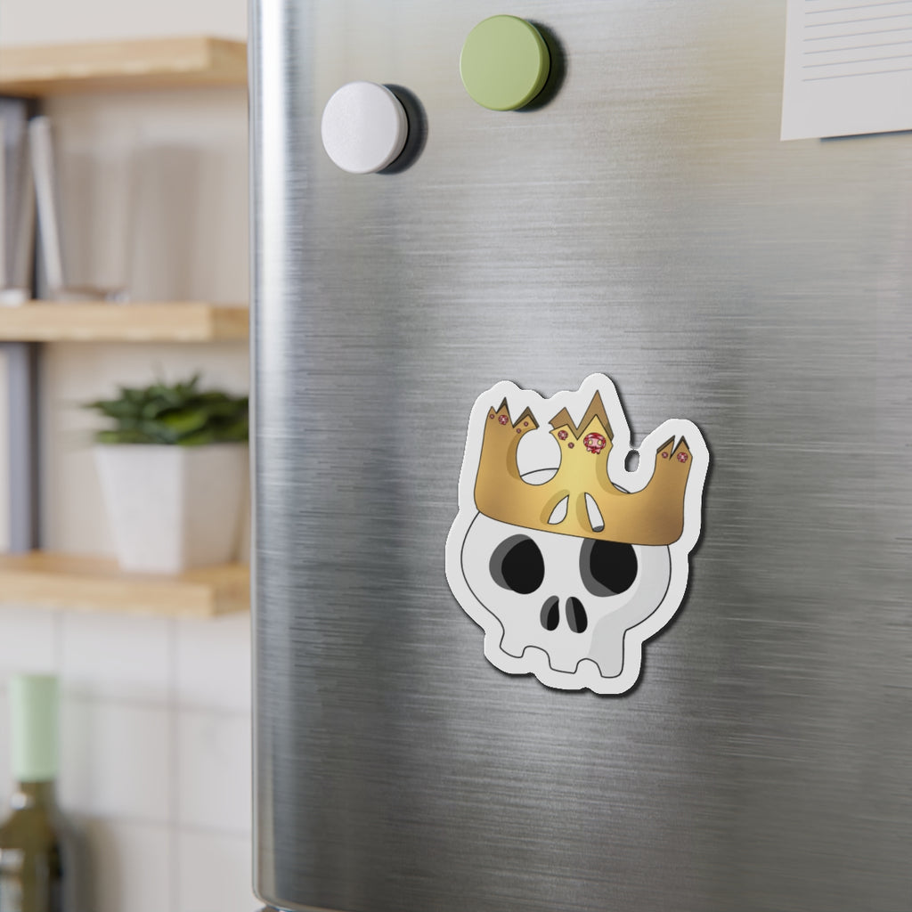 King & Queen Crown Skull Magnet
